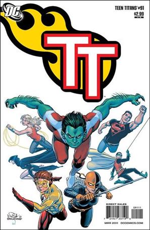 Teen Titans (2003) issue 91 Nicola Scott Cover