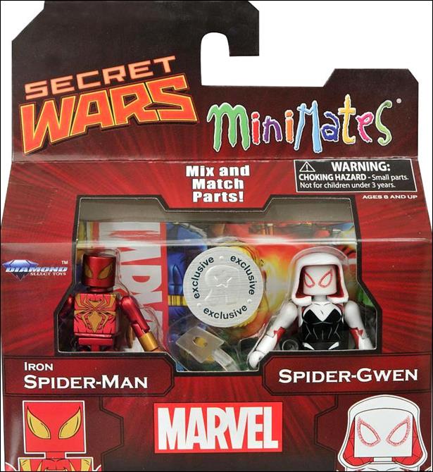 Marvel Minimates (Exclusives) figure 129 Iron Spider-Man and Spider-Gwen