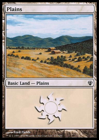Magic the Gathering: Archenemy (Base Set) card 137 Plains