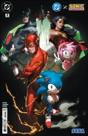 DC x Sonic the Hedgehog issue 2-B Ejikure Cardstock Cover