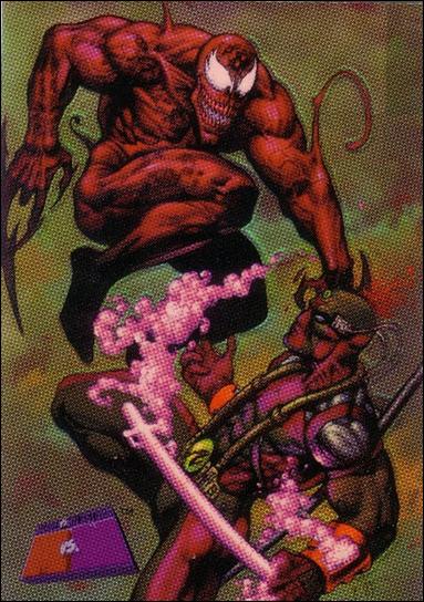 Marvel vs WildStorm (Chromium Refractor Parallel Base Set) card 69 Carnage vs. Pike