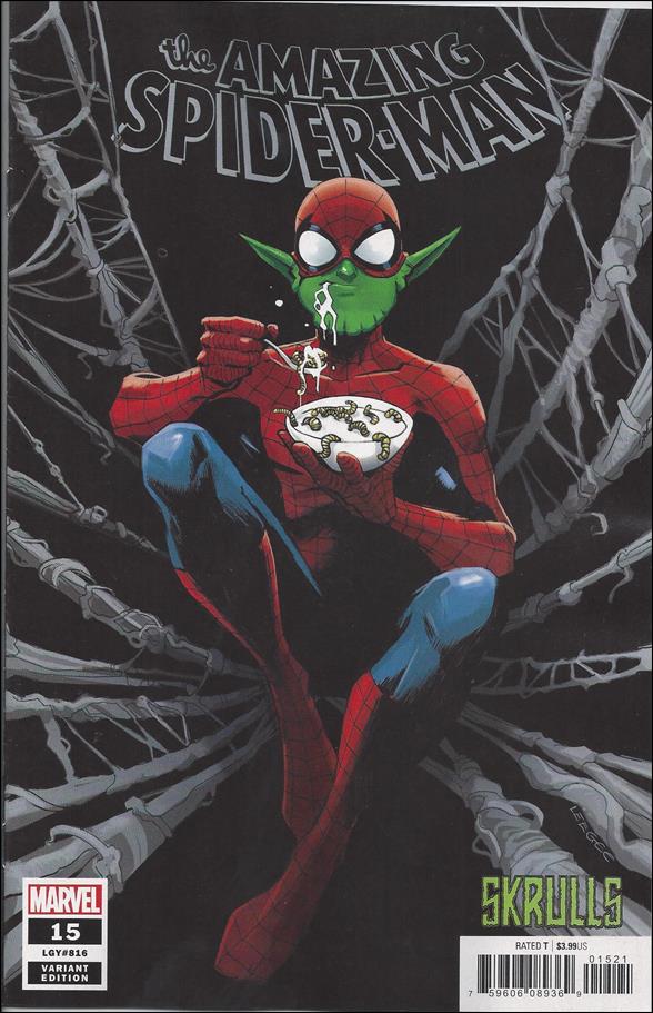 Amazing Spider-Man (2018) issue 15-B Lee Garbett "Skrulls" Cover
