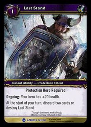 World of Warcraft: Heroes of Azeroth (Base Set) card 143 Last Stand