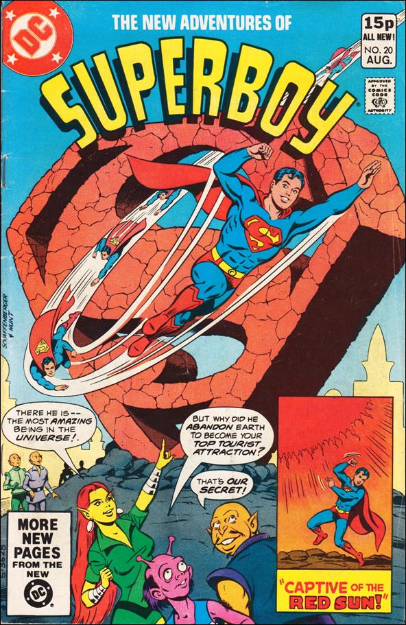 New Adventures of Superboy issue 20-B UK Price Cover