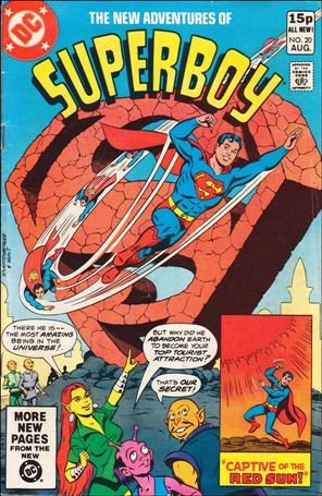 New Adventures of Superboy issue 20-B UK Price Cover