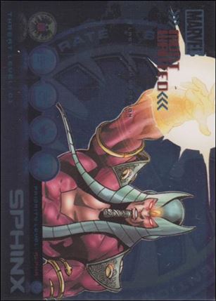 Marvel Heroes and Villains (Marvels Most Wanted Subset) card M6 Sphinx