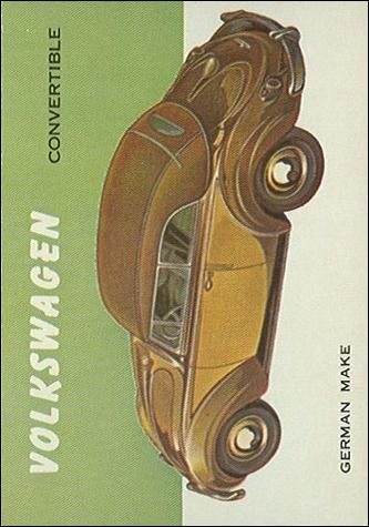 World on Wheels (Base Set) card 130  Volkswagon Convertible