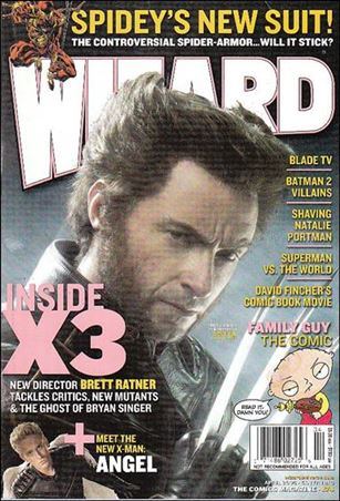 Wizard: The Comics Magazine issue 174 Hugh Jackman as Wolverine Photo Cover