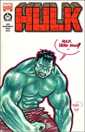 Hulk 100 (Hero Initiative) Cover Project issue 25 Paul Renaud Cover