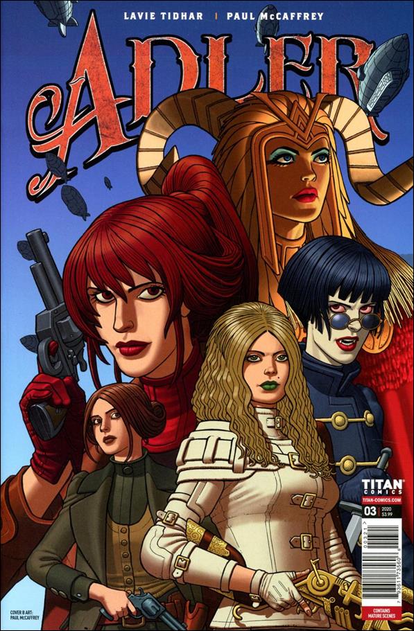 Adler issue 3-B Paul McCaffrey Cover