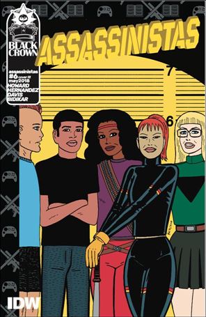 Assassinistas issue 6-C Gilbert Hernandez 1:10 Yellow Logo Cover