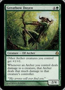 Magic the Gathering: Morningtide (Base Set) card 125 Greatbow Doyen