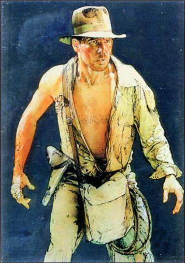 Indiana Jones Masterpieces (Foil Subset) card 1 Silver Foil