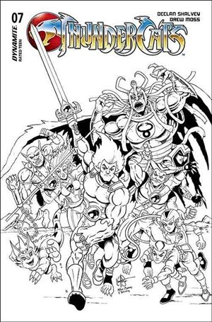 Thundercats (2024) issue 7-V Ken Haeser 1:7 B&W Cardstock Cover