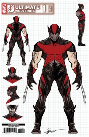 Ultimate Wolverine (2025) issue 1-N Alessandro Cappuccio Design 1:25 Cover (2nd Ptg))