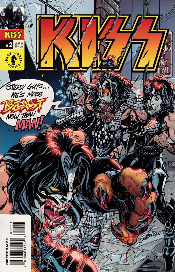 Kiss (2002) issue 2 J. Scott Campbell Cover