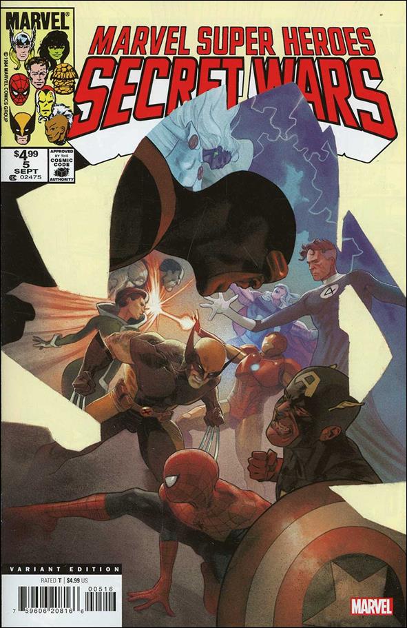Marvel Super Heroes Secret Wars issue 5-F Francesco Mobili 1:25 Facsimile Edition (2024)