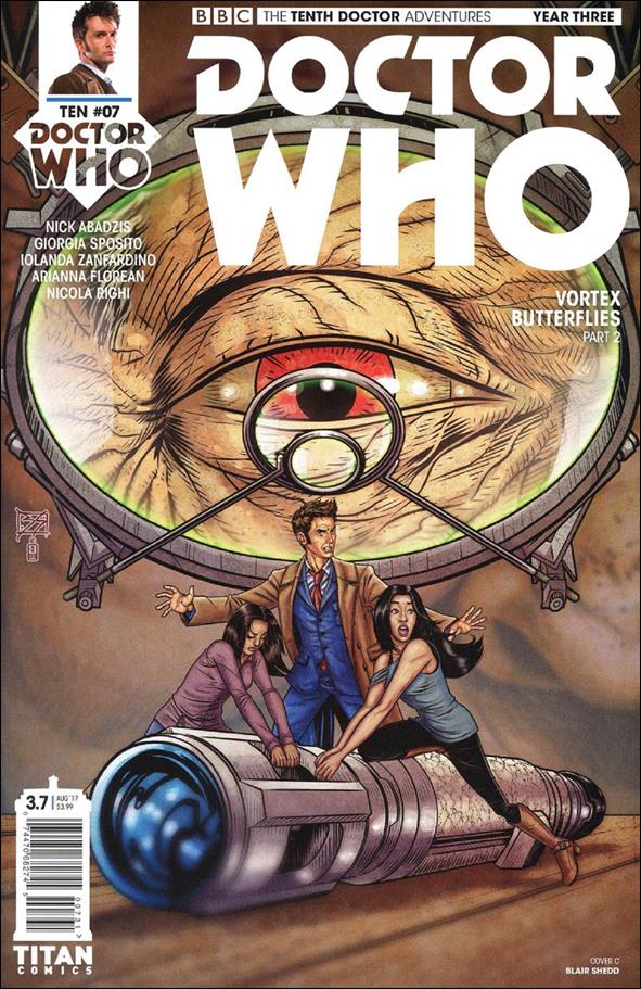 Doctor Who: The Tenth Doctor Year Three issue 7-C Blair Shedd Cover
