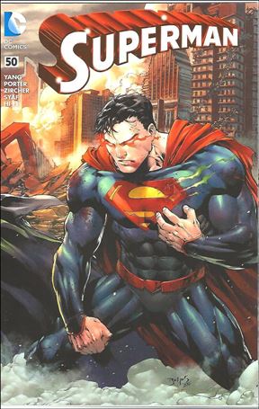 Superman (2011) issue 50-O Ed Benes Beyond Comics Cover