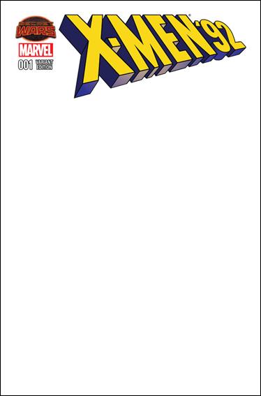 X-Men '92 (2015) issue 1-F Blank/Sketch Cover