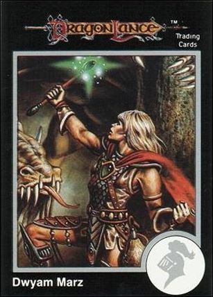 TSR 1991 Trading Cards Premier Edition Factory Set (Base Set) card 36 DragonLance - Dwyam Marz