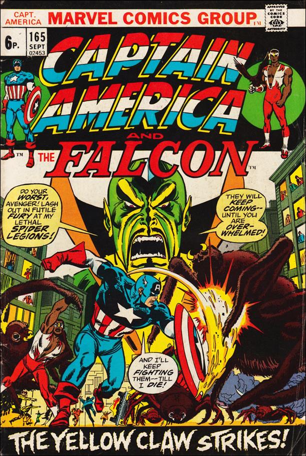 Captain America (1968) issue 165-B UK Price Cover