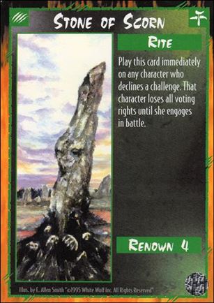 Rage Limited (Base Set) card 264 Stone of Scorn 