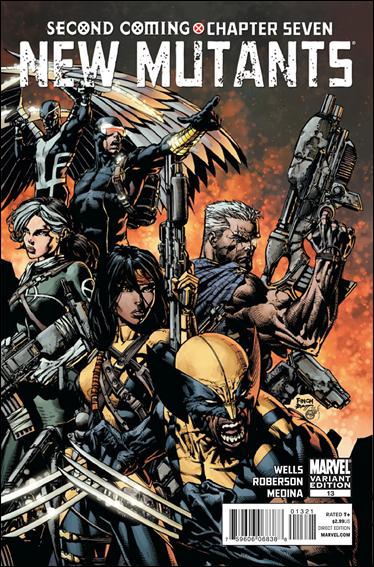New Mutants (2009) issue 13-C David Finch 1:25 Cover