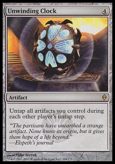 Magic the Gathering: New Phyrexia card 164 Unwinding Clock