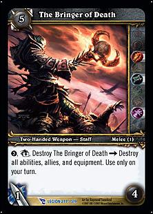 World of Warcraft: March of the Legion (Base Set) card 277 The Bringer of Death