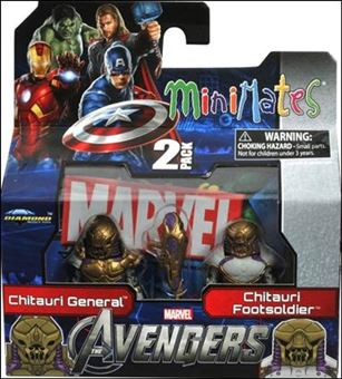 Marvel Minimates figure 132-B Chitauri General and Chitauri Footsoldier