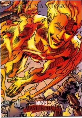 2007 Marvel Masterpieces (Base Set) card 38 The Human Torch