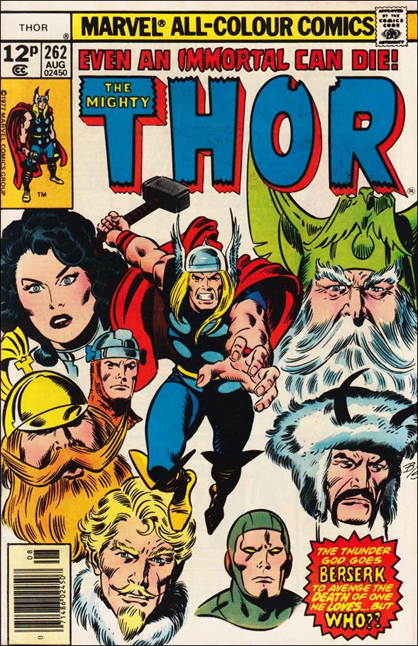 Thor (1966) issue 262-C UK Price Cover