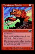 Magic the Gathering: Planeshift (Base Set) card 76 Thunderscape Familiar