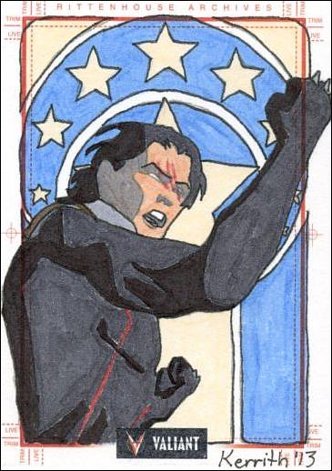 2013 Valiant Comics Preview Trading Card Set (Sketch Card Subset) card KJ-01
