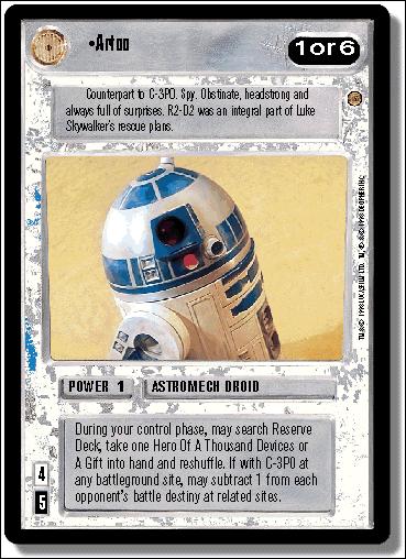 Star Wars: Jabba's Palace Limited (Base Set) card 135 Artoo