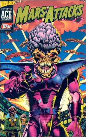 Mars Attacks (1995) issue 1-B Wizard Ace Edition #11 with Acetate Cover