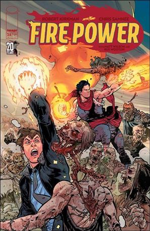 Fire Power issue 28-C Andrei Bressan TWD 20th Anniversary Cover