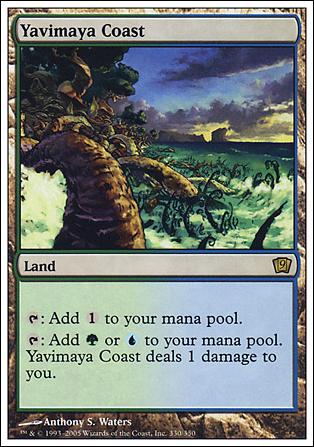 Magic the Gathering: 9th Edition (Base Set) card 330 Yavimaya Coast
