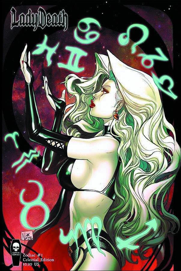 Lady Death: Zodiac issue 1-B Nei Ruffino Celestial Cover
