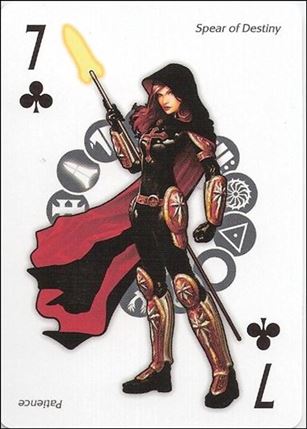 Artifacts Playing Cards (Promo) card 7 Clubs Spear of Destiny - Patience