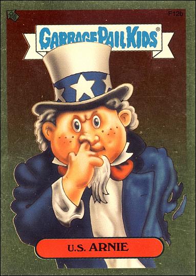 Garbage Pail Kids All-New Series 2 (Foil Sticker Subset)  card F12b U.S. Arnie