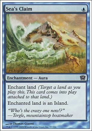 Magic the Gathering: 9th Edition (Base Set) card 97 Sea's Claim