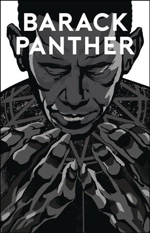 Barack Panther issue 1-B Silver Screen Cover