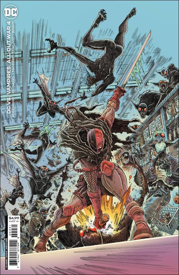 DC vs Vampires: All-Out War issue 4-C James Stokoe 1:25 Cover