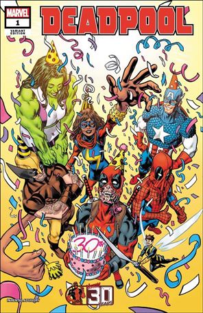 Deadpool Nerdy 30 issue 1-B Mike Hawthorne Cover
