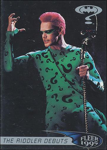 Batman Forever (Retail Base Set) card 70 The Riddler Debuts