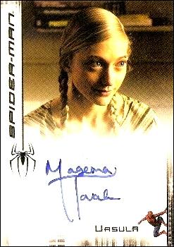 Spider-Man 3: The Movie (Autograph Subset)  card 18 Mageina Tovah as Ursula