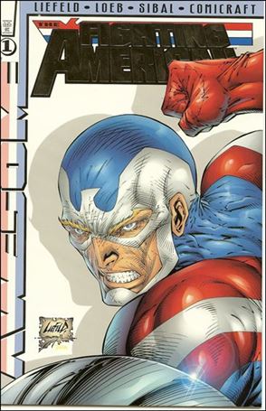 Fighting American (1997) issue 1-E Rob Liefeld Gold Foil Cover 1/500
