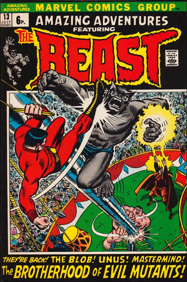 Amazing Adventures (1970) issue 13-B UK Price Cover